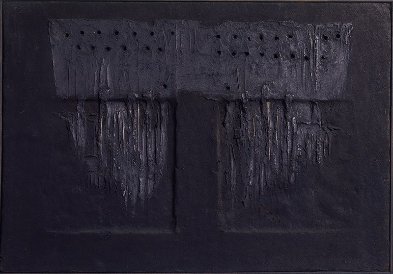 Janusz Tarabuła, "Korona żydowskiego króla", 1961, techn. wł., płótno, 40 x 57 cm, fot. z archiwum artysty