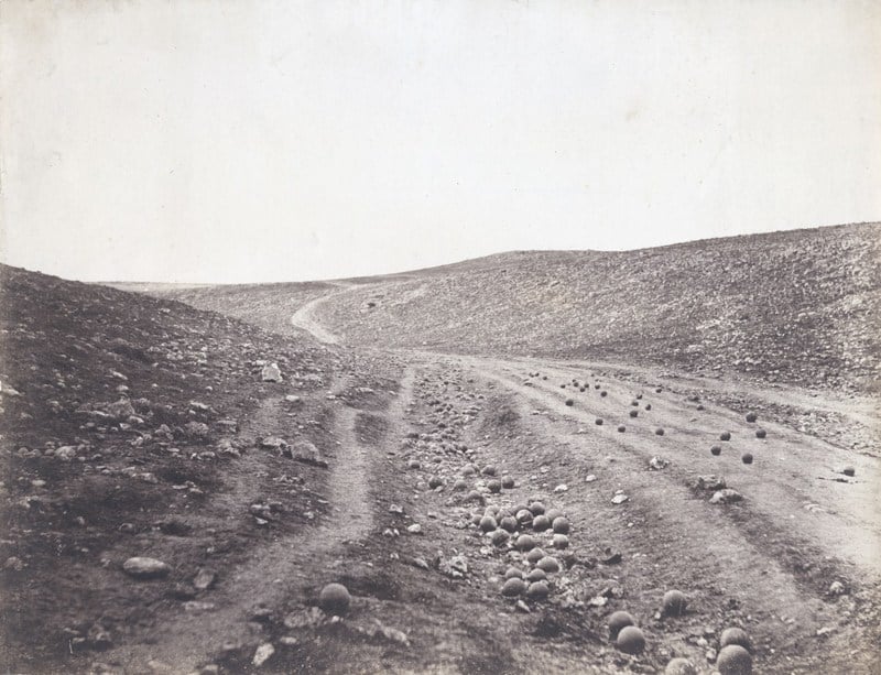 Roger Fenton «Valley of the Shadow of Death», 1855. Фото: Wikipedia