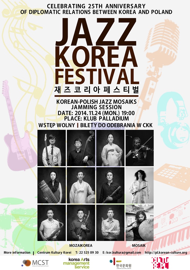 Jazz Korea - Polish-Korean concert - poster