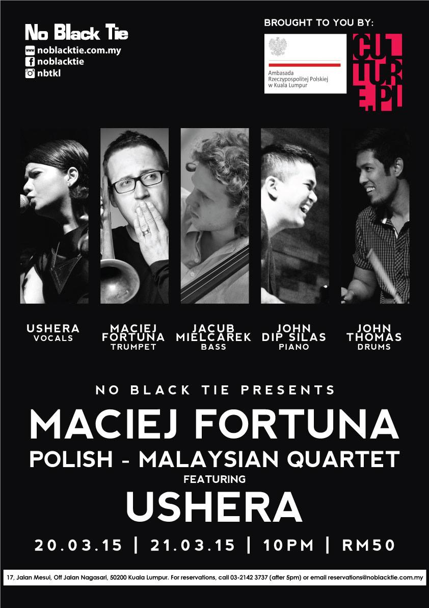 Maciej Fortuna European-Asian Quartet – Asia Tour 2015 – poster