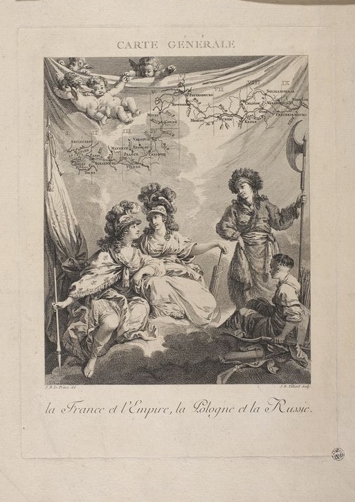 «Carte generale» из книги «Voyage en Siberie» (1768) Жана Шаппа д'Отроша, фото: Wikimedia