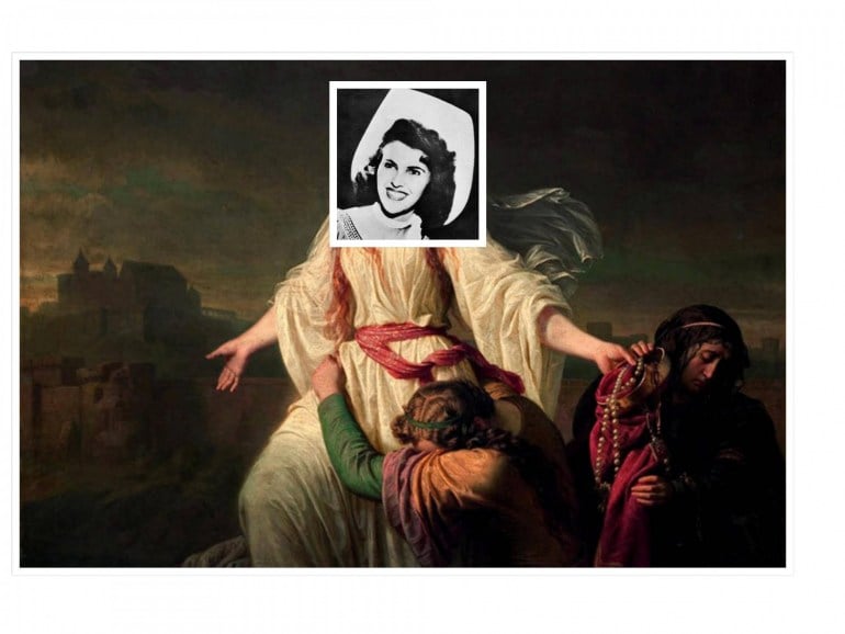 Польская легендарная Ванда и американская легенда рок-н-ролла Ванда Джексон. Фотоколлаж: Culture.pl/Wikimedia