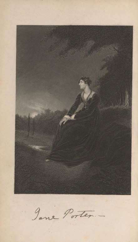 Engraving of the author from an 1846 edition of The Pastor's Fireside; Source: Public Domain