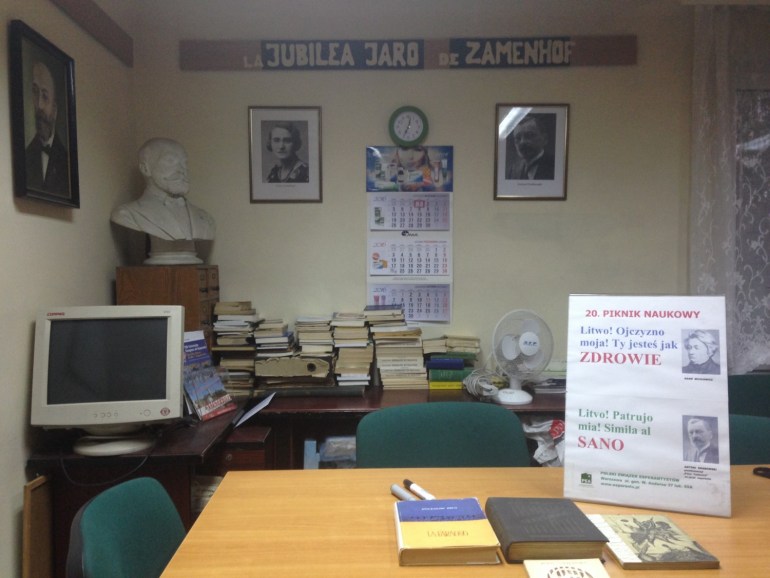 The room at the the Pola Esperanto Association in Warsaw; Photo: Mikołaj Gliński